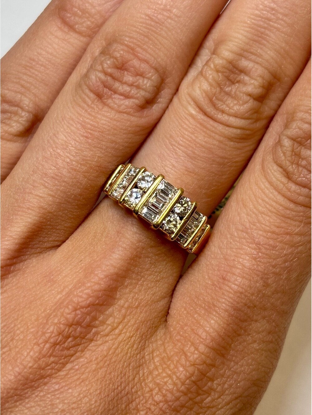 18k Yellow Gold Diamond Ring